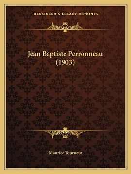 portada Jean Baptiste Perronneau (1903) (en Francés)