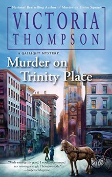 portada Murder on Trinity Place: A Gaslight Mystery #22 (en Inglés)
