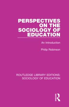 portada Perspectives on the Sociology of Education: An Introduction (Routledge Library Editions: Sociology of Education) (in English)