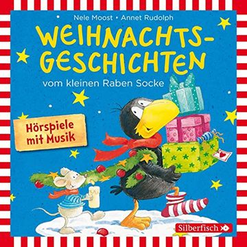 portada Weihnachtsgeschichten vom Kleinen Raben Socke: 1 cd (Kleiner Rabe Socke) (in German)