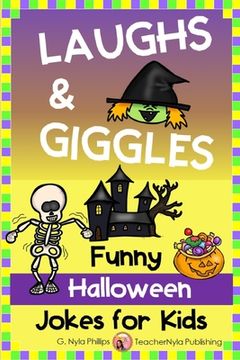 portada Funny Halloween Jokes for Kids: Halloween Joke Book with Jokes, Knock-knock Jokes, and Tongue Twisters (en Inglés)