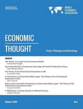portada Economic Thought, Vol 3, No 2, 2014