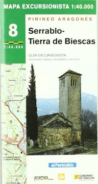portada Mapa Pirineo Aragonés. Serrablo-Tierra de Biescas
