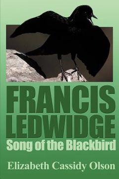 portada francis ledwidge: song of the blackbird (en Inglés)