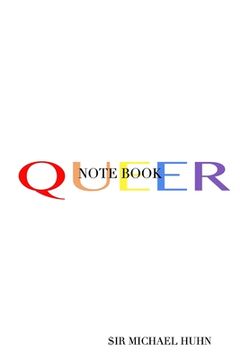 portada Queer Rainbow blank page Notebook: Queer Rainbow blank page Notebook