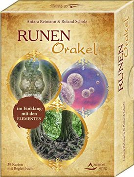 portada Runenorakel: Im Einklang mit den Elementen - 39 Karten mit Begleitbuch (en Alemán)