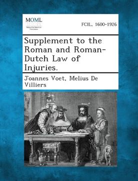 portada Supplement to the Roman and Roman-Dutch Law of Injuries.