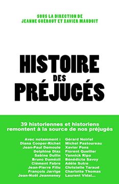 portada Histoire des Préjugés