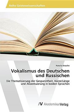 portada Vokalismus des Deutschen und Russischen