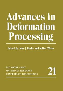 portada Advances in Deformation Processing (en Inglés)