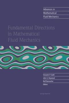 portada Fundamental Directions in Mathematical Fluid Mechanics (en Inglés)