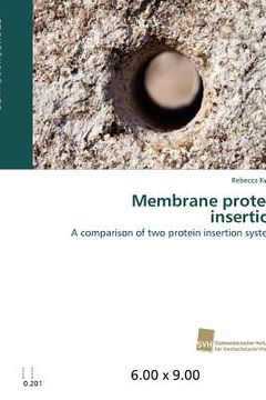 portada membrane protein insertion (en Inglés)