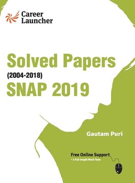 portada SNAP (Symbiosis National Aptitude Test) 2020 Solved Papers 2004-2018 by Gautam Puri (en Inglés)