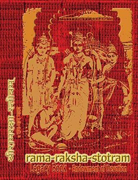 portada Rama-Raksha-Stotram Legacy Book - Endowment of Devotion: Embellish it With Your Rama Namas & Present it to Someone you Love (en Inglés)