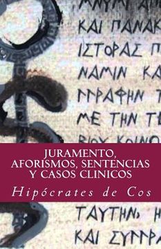 portada Juramento, Aforismos, Sentencias y Casos Clinicos (in Spanish)