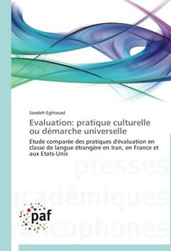 portada Evaluation: Pratique Culturelle Ou Demarche Universelle