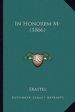 portada in honorem m- (1866) (en Inglés)