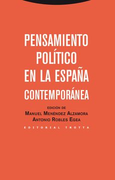 portada Pensamiento Político en la España Contemporánea (in Spanish)