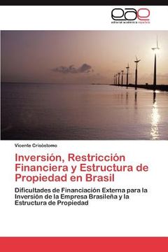 portada inversi n, restricci n financiera y estructura de propiedad en brasil (in Spanish)