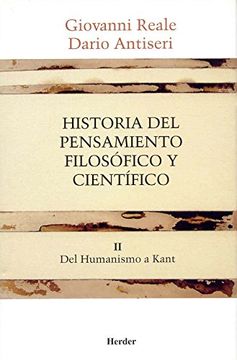 portada Historia Pensamiento Filosofico Cientifico Tomo ii (4ª Ed. )