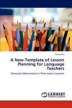 portada a new template of lesson planning for language teachers (en Inglés)