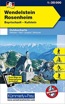 portada Kuf Deutschland Outdoorkarte 06 Wendelstein - Rosenheim, Bayrischzell, Kufstein 1: 35 000 (en Alemán)
