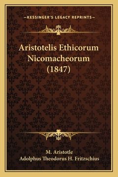 portada Aristotelis Ethicorum Nicomacheorum (1847)