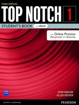 portada Top Notch Level 1 Student'S Book & Ebook With With Online Practice, Digital Resources & app (en Inglés)