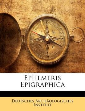 portada Ephemeris Epigraphica (in Latin)