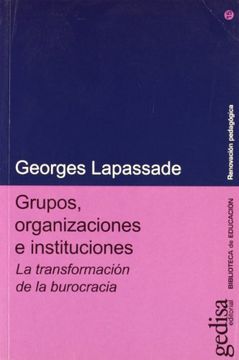 portada Grupos, Organizaciones e Instituciones