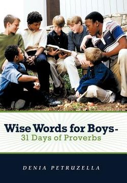 portada wise words for boys - 31 days of proverbs