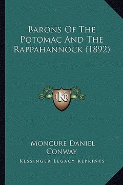 portada barons of the potomac and the rappahannock (1892) (en Inglés)
