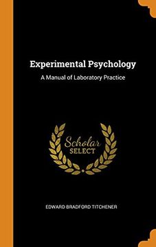 portada Experimental Psychology: A Manual of Laboratory Practice 