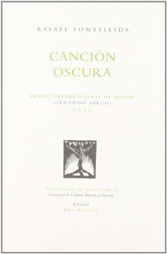 portada Cancion oscura (Poesia (pre Textos)) (in Spanish)