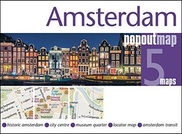 portada Amsterdam Popout Map: Popout Double (Popout Maps) 