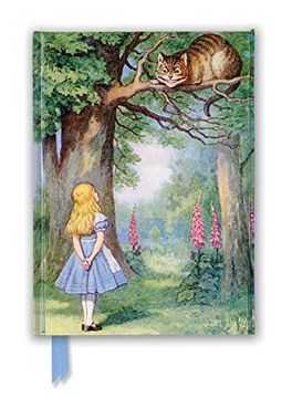 portada John Tenniel: Alice and the Cheshire cat (Foiled Journal) (Flame Tree Nots) (en Inglés)