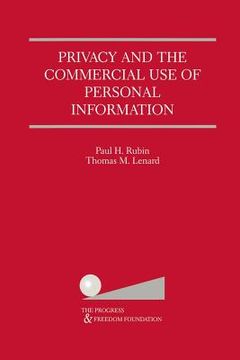 portada Privacy and the Commercial Use of Personal Information (en Inglés)