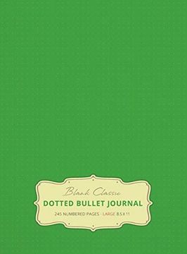 portada Large 8. 5 x 11 Dotted Bullet Journal (Spring Green #15) Hardcover - 245 Numbered Pages 