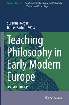 portada Teaching Philosophy in Early Modern Europe: Text and Image (en Inglés)
