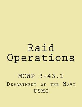 portada Raid Operations: mcwp 3-43.1 (in English)
