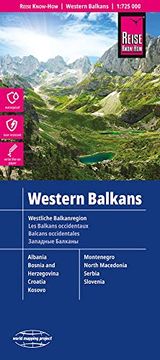 portada Reise Know-How Landkarte Westliche Balkanregion / Western Balkans (1: 725. 000)