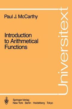 portada introduction to arithmetical functions (en Inglés)