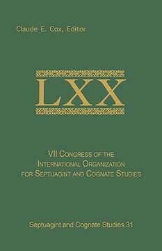 portada vii congress of the international organization for septuagint and cognate studies (in English)