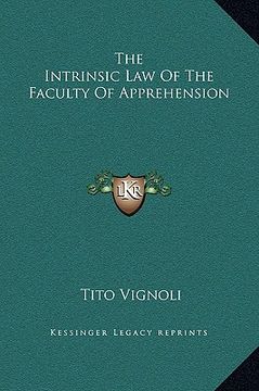 portada the intrinsic law of the faculty of apprehension