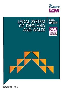 portada Sqe - Legal System of England and Wales 3e (en Inglés)