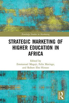 portada Strategic Marketing of Higher Education in Africa (Routledge Studies in Marketing) (en Inglés)