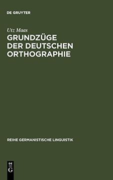 portada Grundzüge der Deutschen Orthographie (en Alemán)