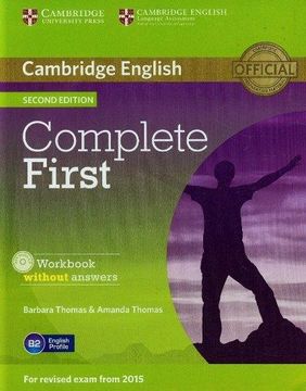 portada Complete First Workbook Without Answers With Audio cd Second Edition 