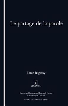 portada Le Partage de la Parole (in English)