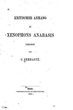 portada Kritischer Anhand zu Xenophons Anabasis (en Alemán)